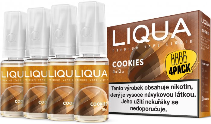 Ritchy Liqua Elements 4Pack Cookies 4 x 10 ml 6 mg