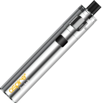 aSpire PockeX AIO 1500 mAh Stříbrná 1 ks