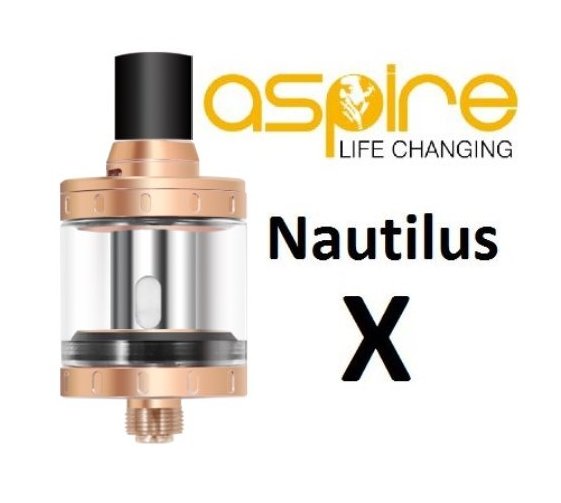 aSpire Nautilus X clearomizer zlatý 2ml