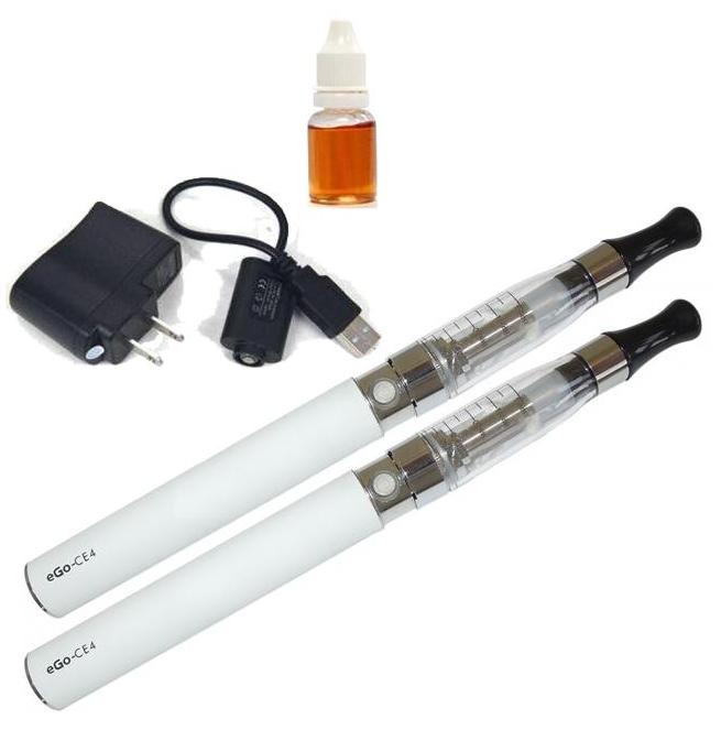 Elektronická cigareta eGo-K (CE4+) 1100 mAh bílá sada 2ks
