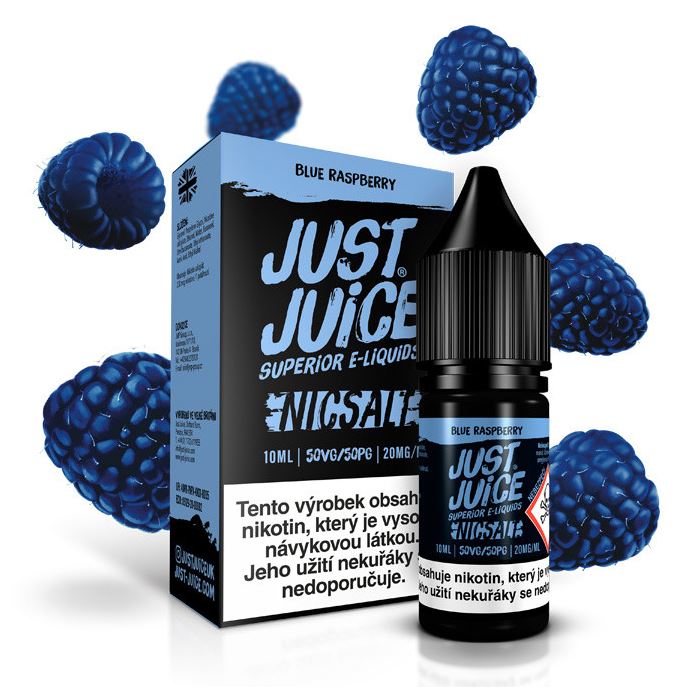 Just Juice Salt Blue Raspberry (Modrá malina) 10 ml 20 mg