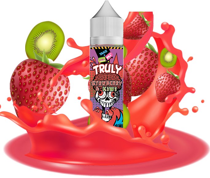 Chill Pill Shake & Vape Truly Strawberry and Kiwi 12 ml