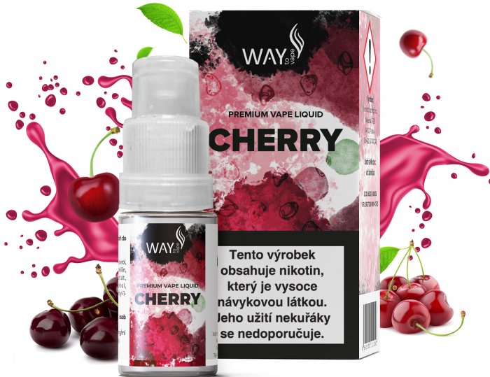 WAY to Vape Cherry 10 ml 3 mg