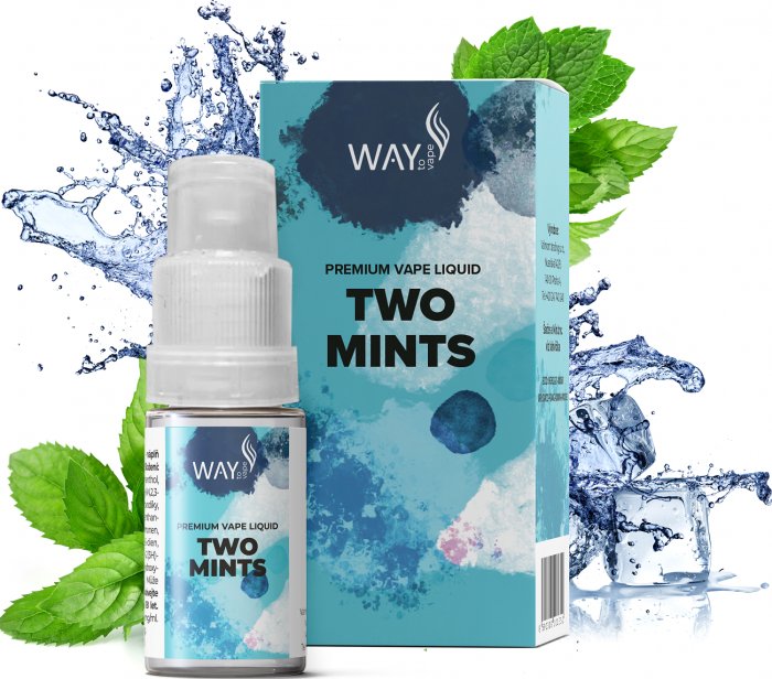 WAY to Vape Two Mints 10 ml 0 mg