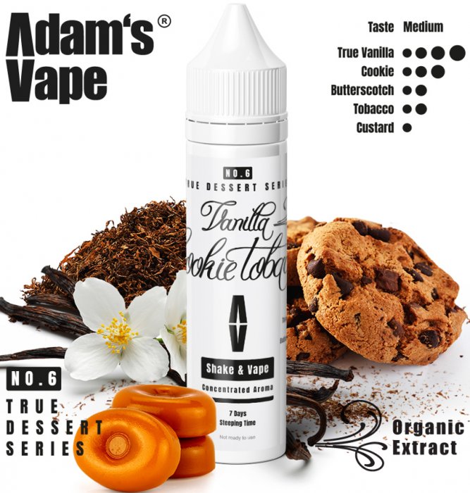 Adams vape S & V Vanilla Cookie Tobacco 10 ml