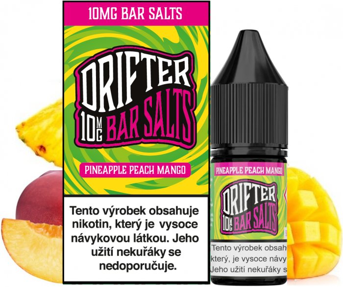 Drifter Bar Salts Pineapple Peach Mango 10 ml 10 mg