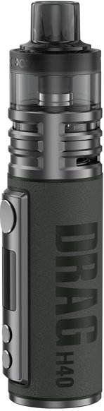 VOOPOO DRAG H40 grip 1500 mAh Full Kit Gun Metal