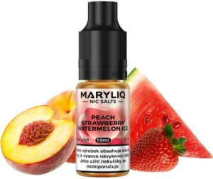 MARYLIQ Nic SALT Peach Strawberry Watermelon Ice 10ml - 20mg