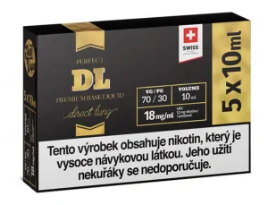 JustVape Booster báze DL PG30/VG70 18mg 5x10ml