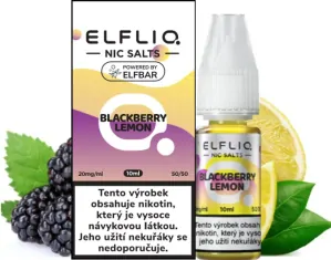 ELFLIQ Nic SALT Blackberry Lemon 10ml 20mg