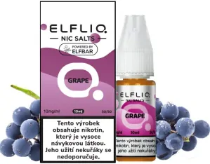 ELFLIQ Nic SALT Grape 10 ml 10 mg