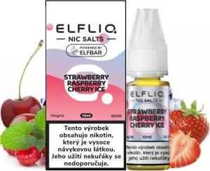 ELFLIQ Nic SALT Strawberry Raspberry Cherry Ice 10ml 10mg