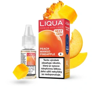 Liqua NextGen Peach Mango Pineapple 10 ml 18 mg