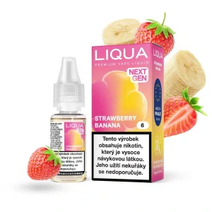 Liqua NextGen Strawberry Banana 10 ml 18 mg