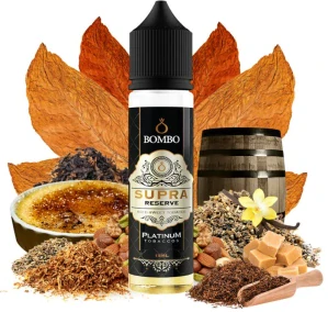Bombo Platinum Tobaccos S&V 15ml Supra Reserve (Sladký tabák s karamelem)