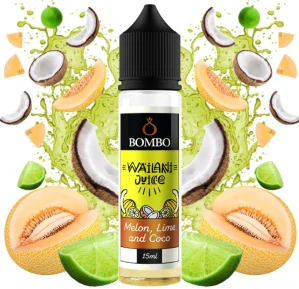 Bombo Wailani Juice S&V 15ml Melon, Lime and Coco (Cukrový meloun, limetka a kokos)