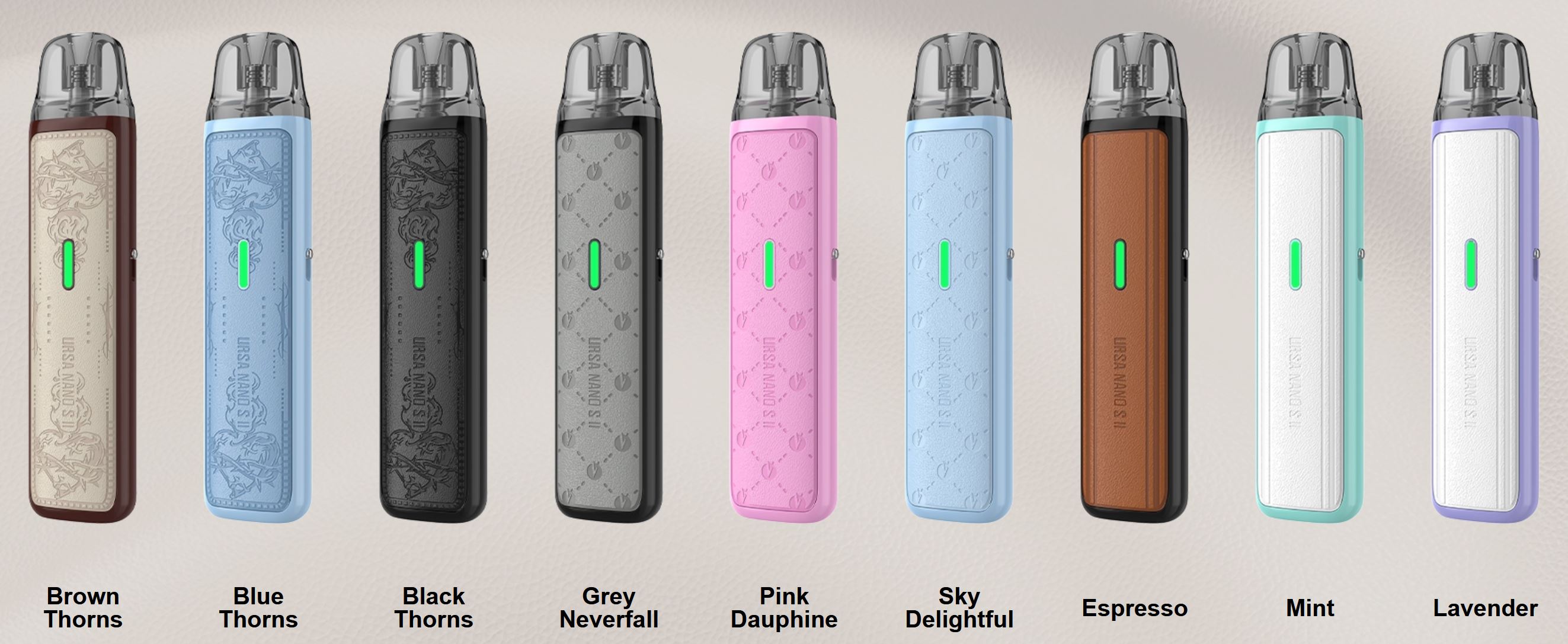 Lost Vape Ursa Nano S 2 Pod 1000 mAh Black Thorns 1 ks