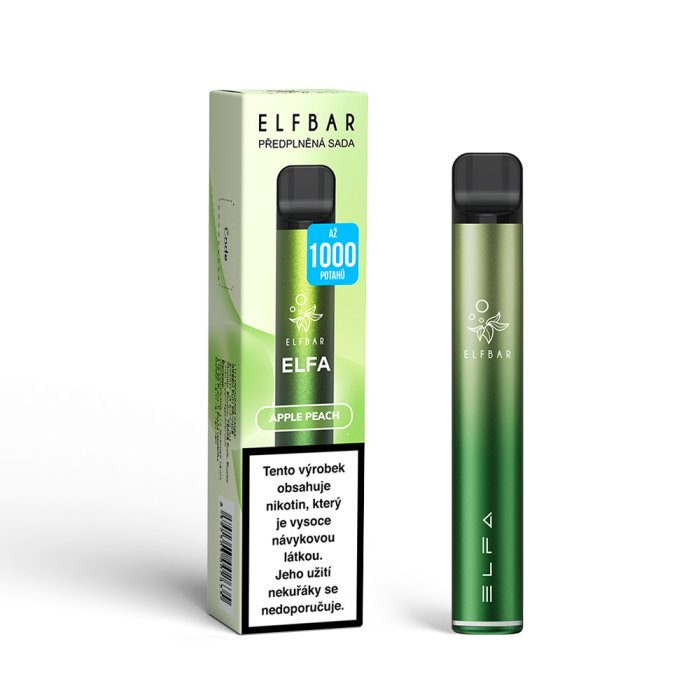 Elf Bar Elfa 500mAh Apple Peach 20 mg 600 potáhnutí