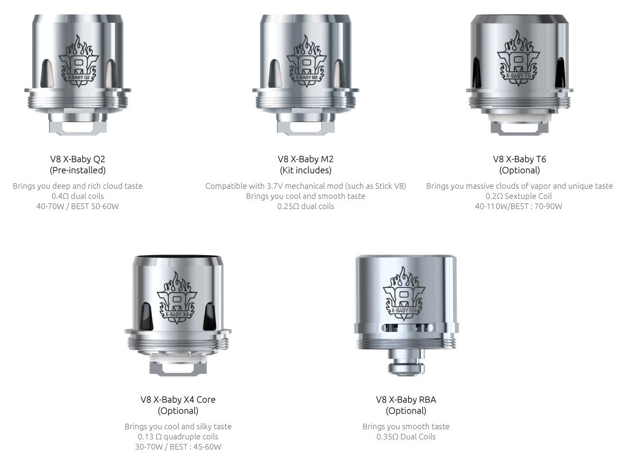Smoktech TFV8 X-Baby Q2 žhavicí hlava 0,4ohm