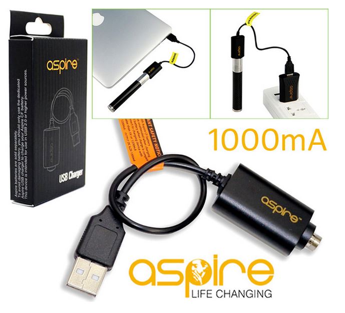 aSpire USB nabíječka pro elektronickou cigaretu 1000mA