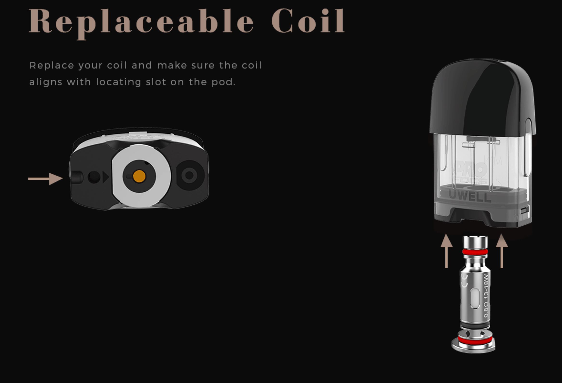 Uwell Caliburn G žhavicí hlava Mesh 0,8ohm