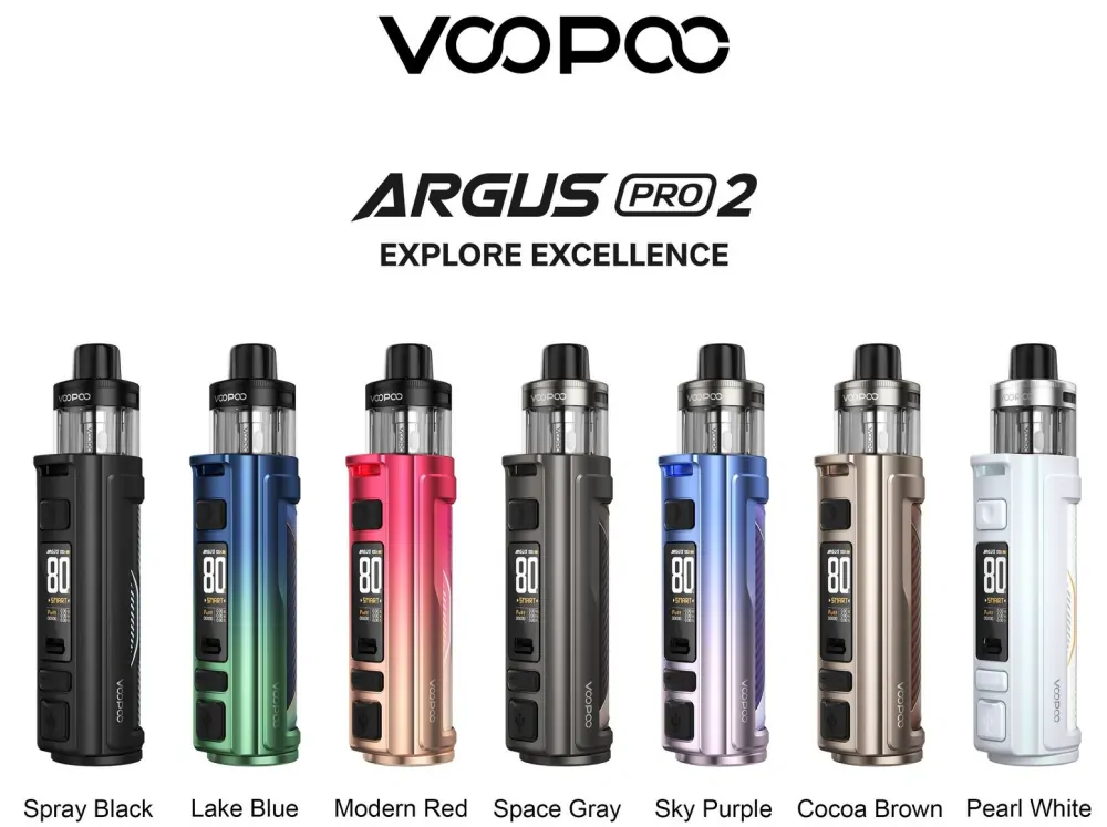 VooPoo Argus Pro 2 80W Pod Kit 3000 mAh Modern Red 1 ks