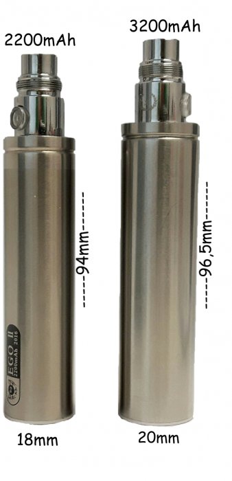 BuiBui GS eGo III baterie 3200mAh Black - Černá
