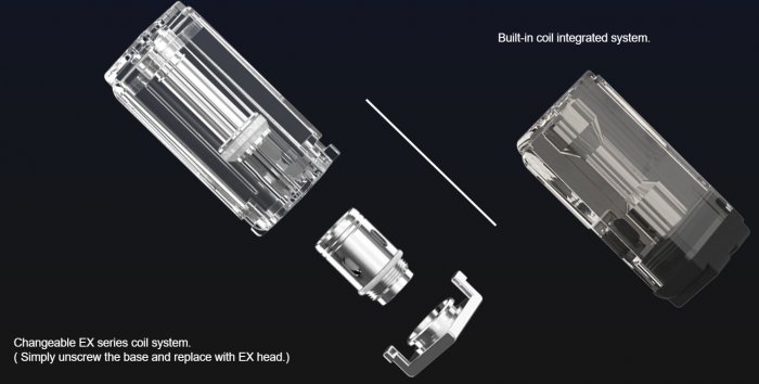 Joyetech Exceed Grip POD cartridge 3,5ml nerez