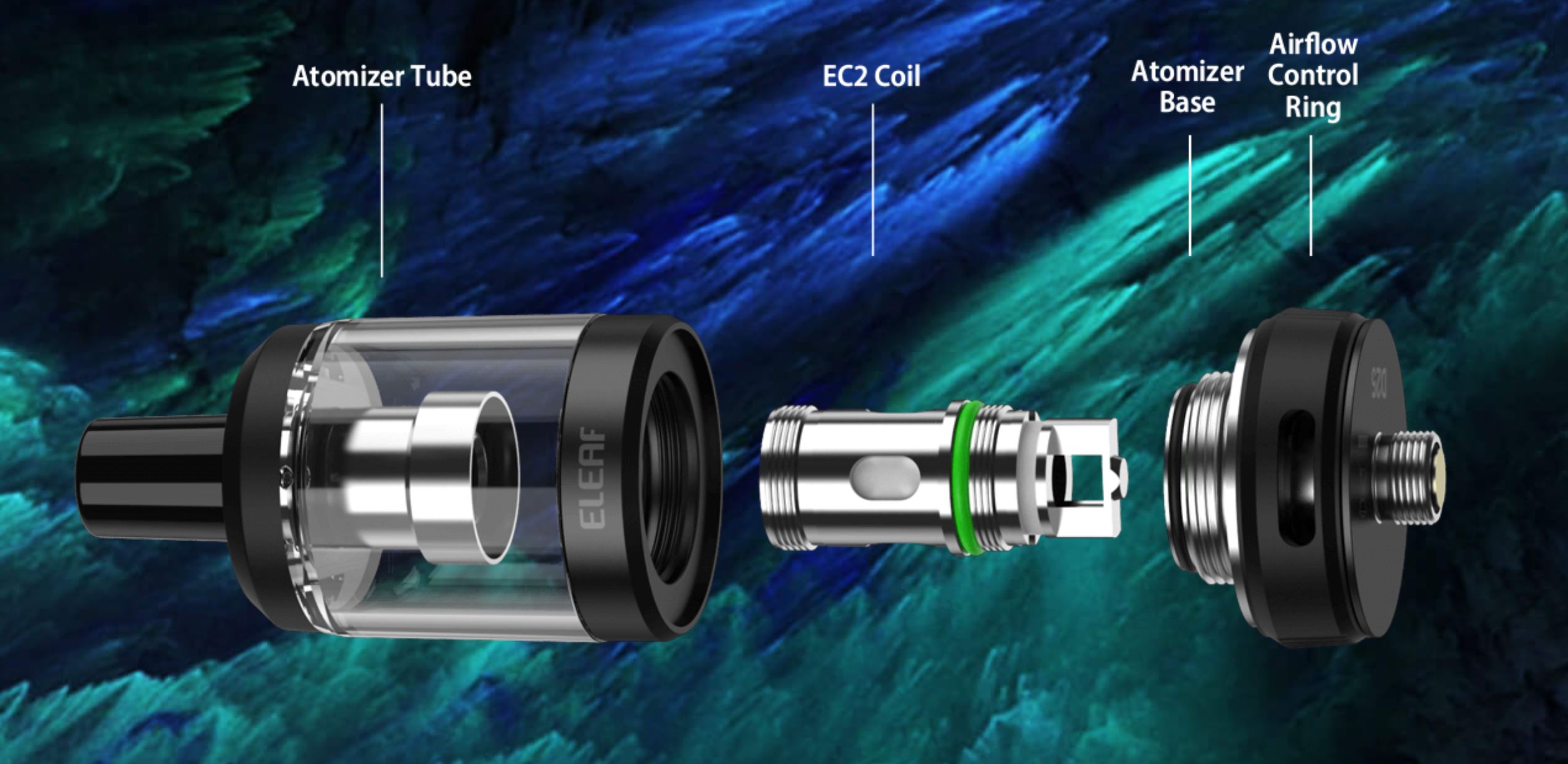 iSmoka-Eleaf Melo C clearomizer Black 5ml
