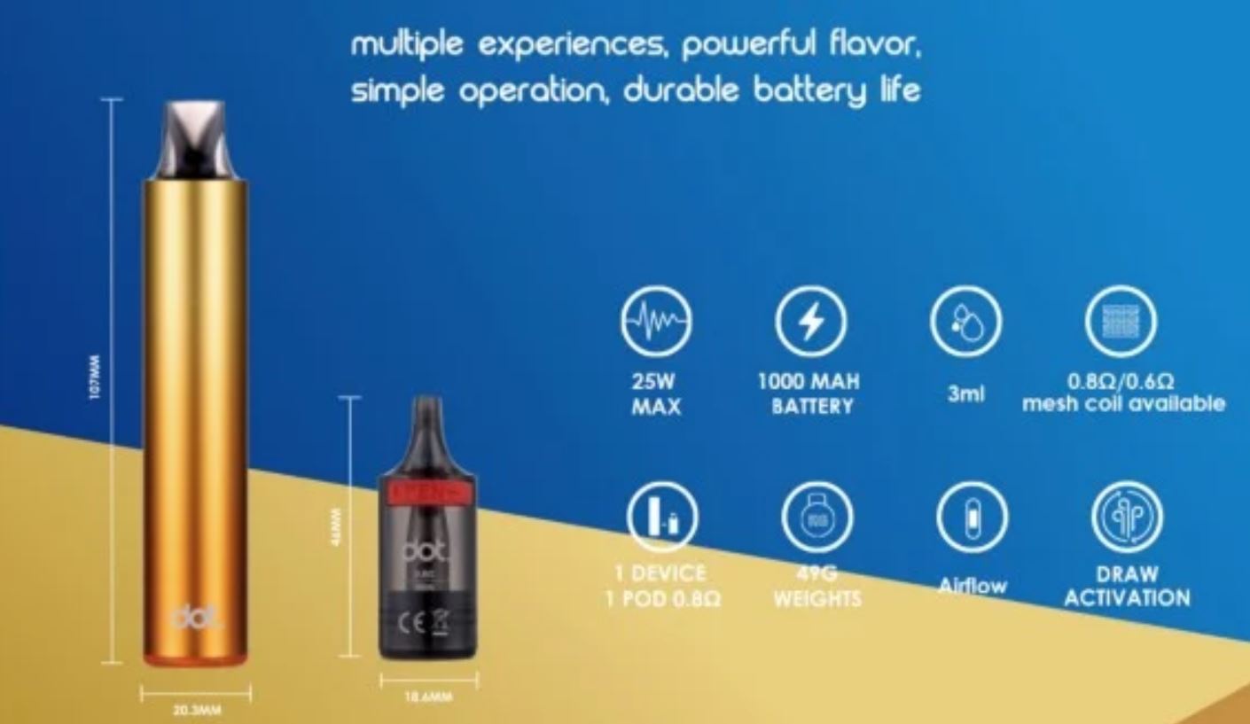 Dotmod Switch R Pod Kit 1000 mAh Desert Sunset 1 ks