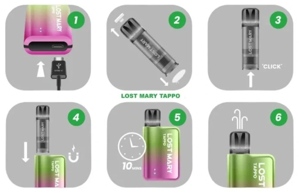 Elf Bar Lost Mary Tappo cartridge Double Apple 17 mg