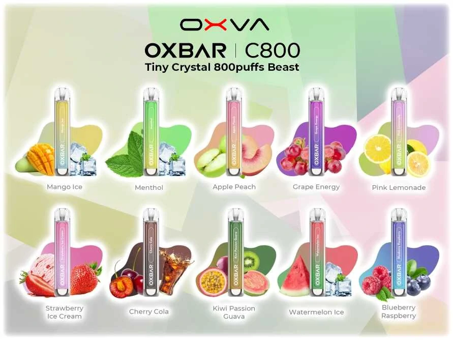 OXVA OXBAR C800 Nut Tobacco 16 mg 800 potáhnutí 1 ks