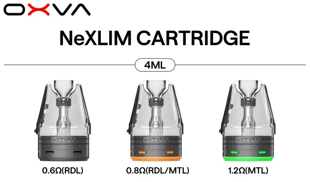 OXVA NeXLIM Pod cartridge 0,6 ohm 4 ml