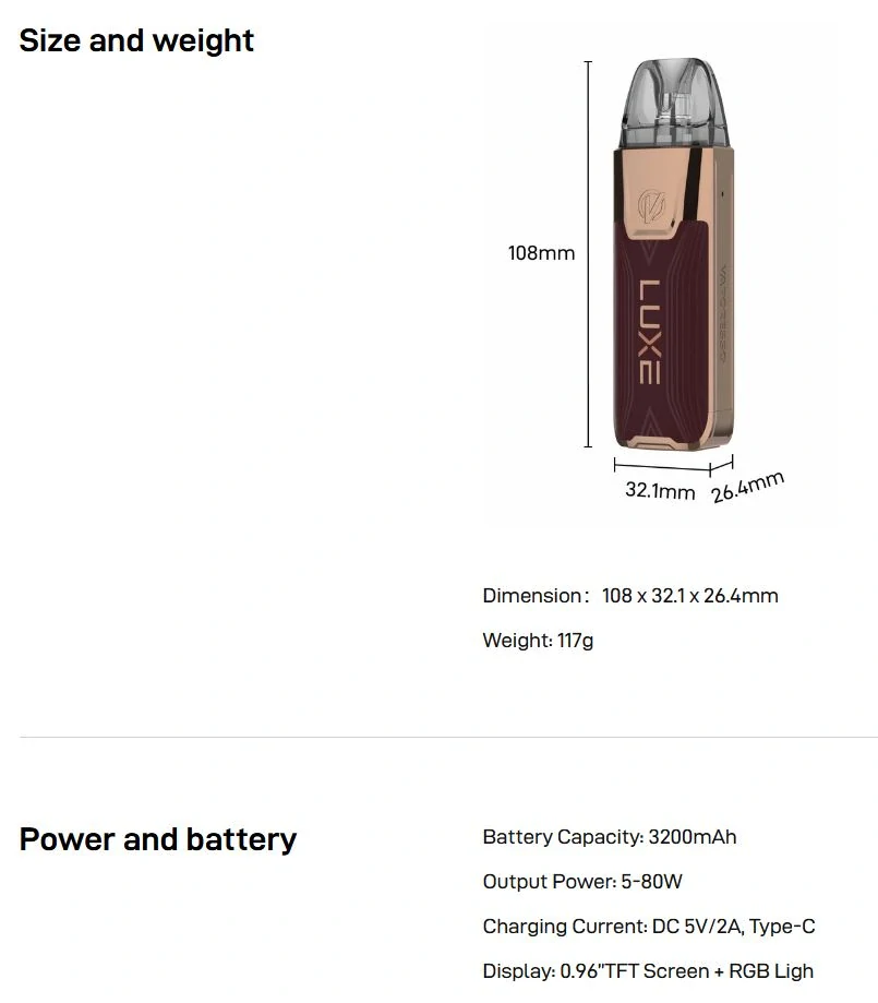 Vaporesso Luxe XR Max 2 POD 3200 mAh Flowing Purple 1 ks