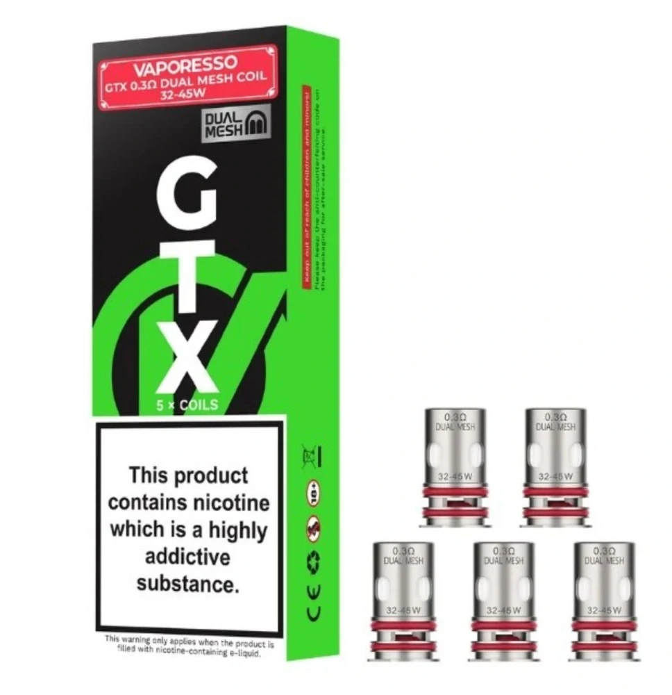 GTX Dual Mesh žhavící hlava 0,3 ohm