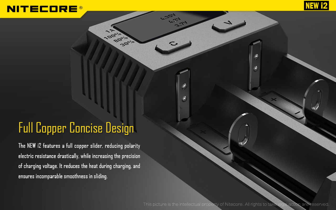 Nitecore Intellicharger i2 V2 multifunkční nabíječka baterií