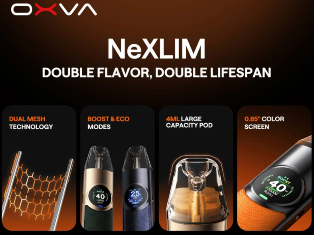 OXVA NeXLIM Pod Kit 1500mAh Chequered Green 1ks