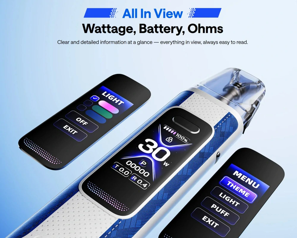 Oxva Xlim Pro 3 Pod 1500 mAh Black Leather
