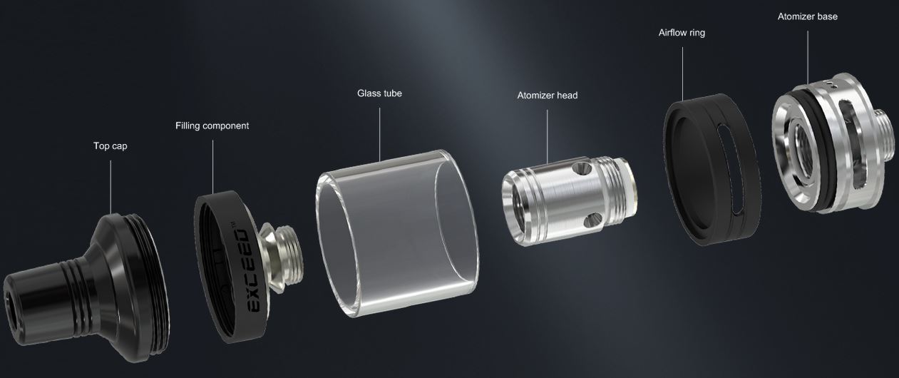 Joyetech Exceed D19 sada 1500mAh Černá 1ks
