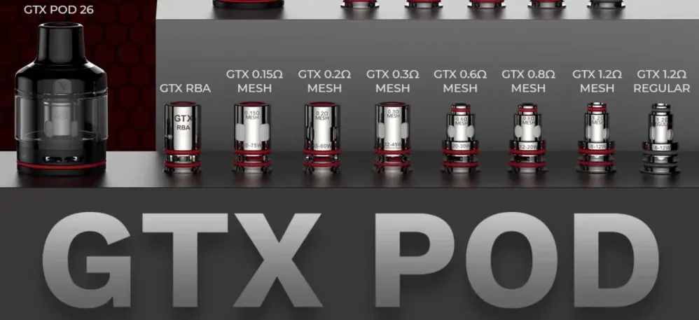 Vaporesso GTX POD 26 cartridge pro GTX GO 80 5ml