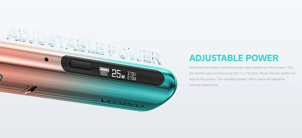 VooPoo Vmate PRO Power 900 mAh Armor Green 1 ks