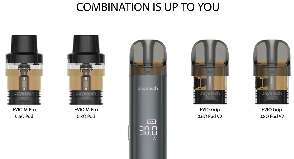 Joyetech Evio M PRO 1100 mAh s Evio Pro Green 1 ks