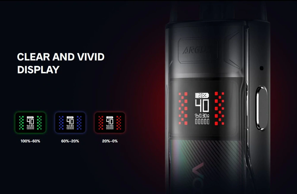 VooPoo Argus E40 1800 mAh Modern Red 1 ks