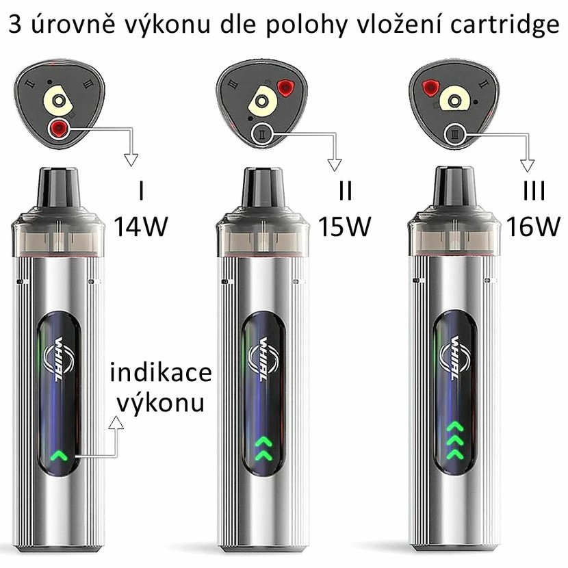 Uwell Whirl T1 Pod cartridge 3ml 0,75ohm