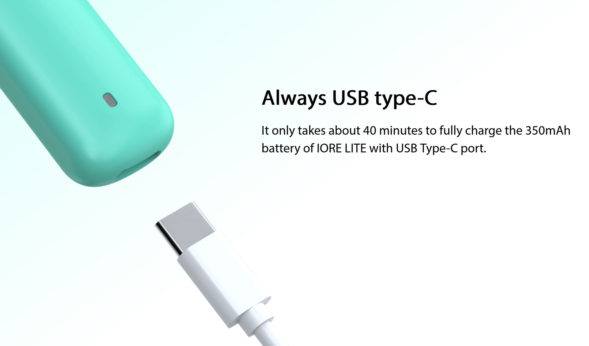 iSmoka Eleaf IORE LITE 350 mAh Black 1 ks