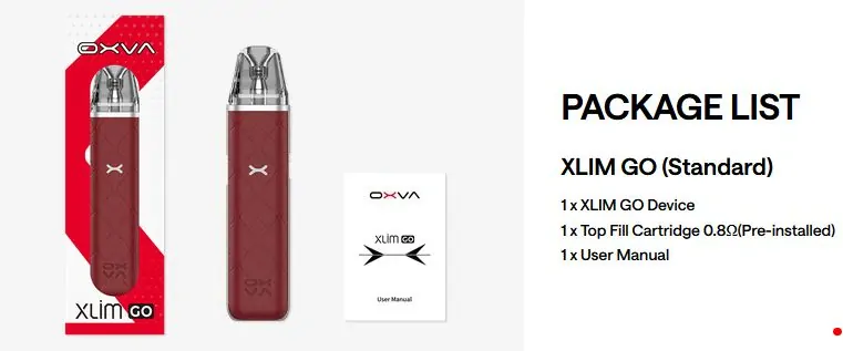 OXVA Xlim Go Pod 1000 mAh White 1 ks