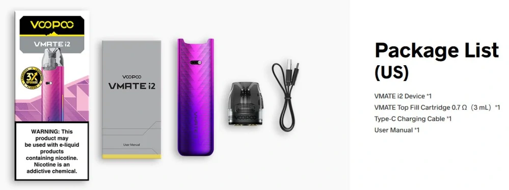 VooPoo Vmate i2 Pod 1500 mAh Dawn Blue 1 ks