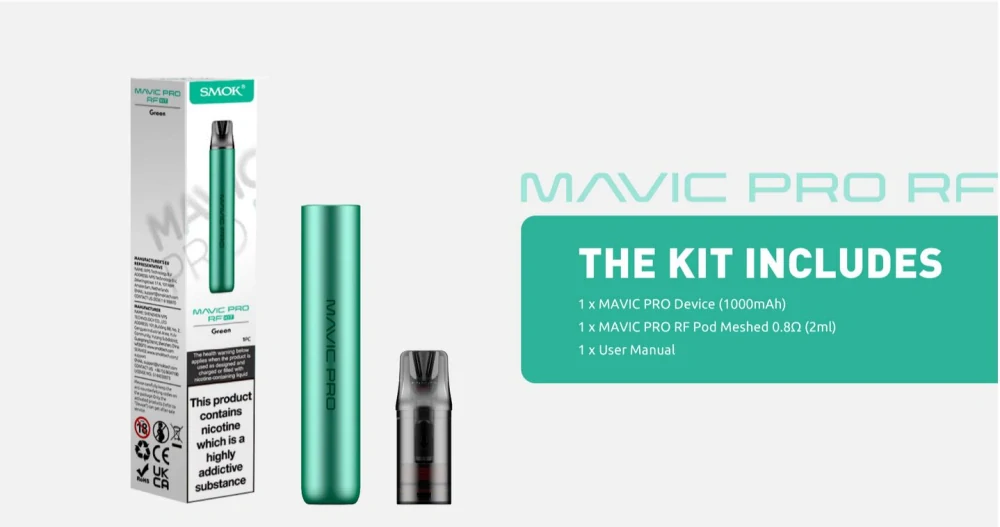 Smoktech MAVIC Pro RF Pod 1000 mAh Green 1 ks