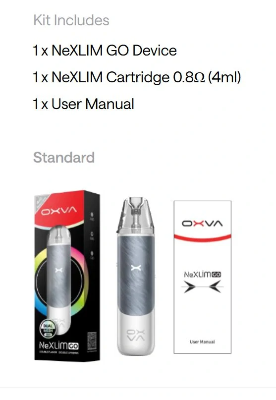OXVA NeXLIM GO Pod 1800 mAh Rose Pink 1 ks