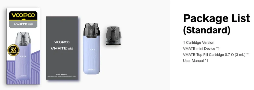 VOOPOO VMATE Mini Pod 1000 mAh Matcha Green 1 ks